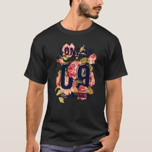 Floral London Illustration Graphic  I Love London T-Shirt