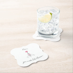 Floral Love for Mum – Paper Coasters 