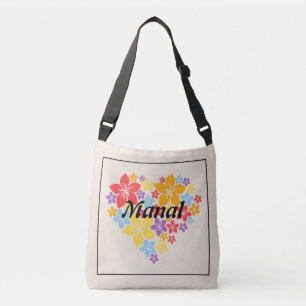 Floral Love Heart Tote