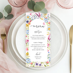 Floral Love is in Bloom Menu