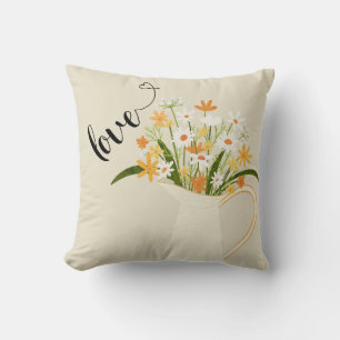 Floral Love Pillow