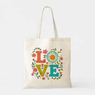 Floral Love Tote Bag