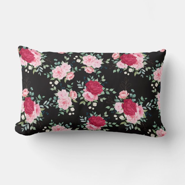 Floral Lumbar Cushion (Front)