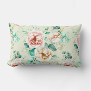 Floral Lumbar Cushion