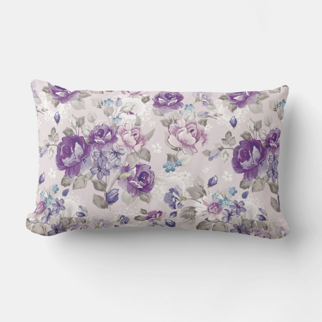 Floral Lumbar Cushion (Front)