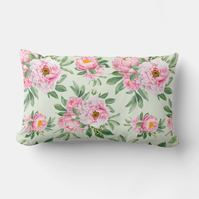 Floral Lumbar Cushion (Front)