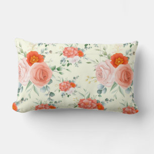 Floral Lumbar Pillow