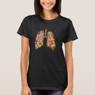 Floral Lung u2013 Green Lung - Lungs Made Out Of F T-Shirt