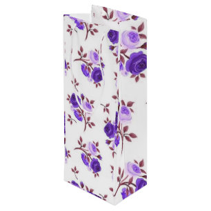 Floral Luxury Wine Gift Bag