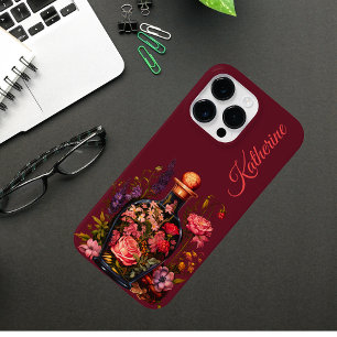 Floral Magic Potion - Witchy Vibes Custom Name Case-Mate iPhone 14 Pro Max Case