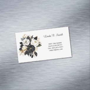 Floral Magnetic Calling Card