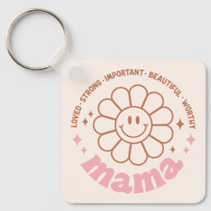 Floral Mama Key Ring