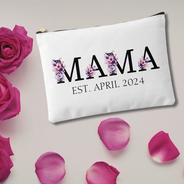 Floral Mama New Mum Text Accessory Pouch (Creator Uploaded)