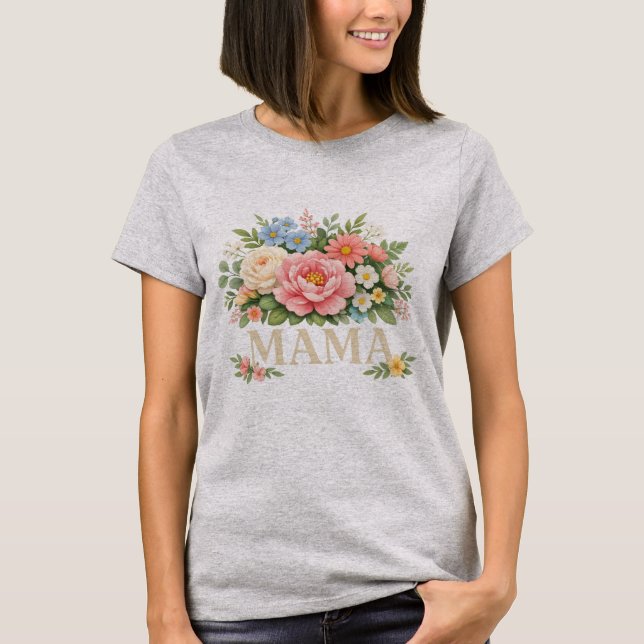 Floral Mama T-shirt (Front)