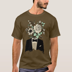 Floral man suit T-Shirt