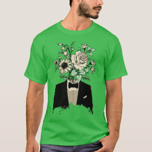 Floral man suit T-Shirt