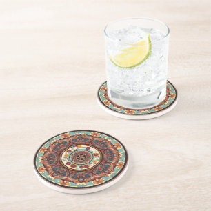 Floral Mandala Coaster