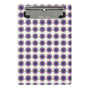 Floral Mandala Pattern Mini Clipboard