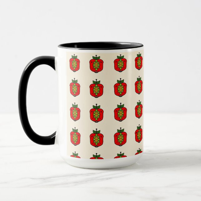 Floral Mandala Pattern Mug (Left)