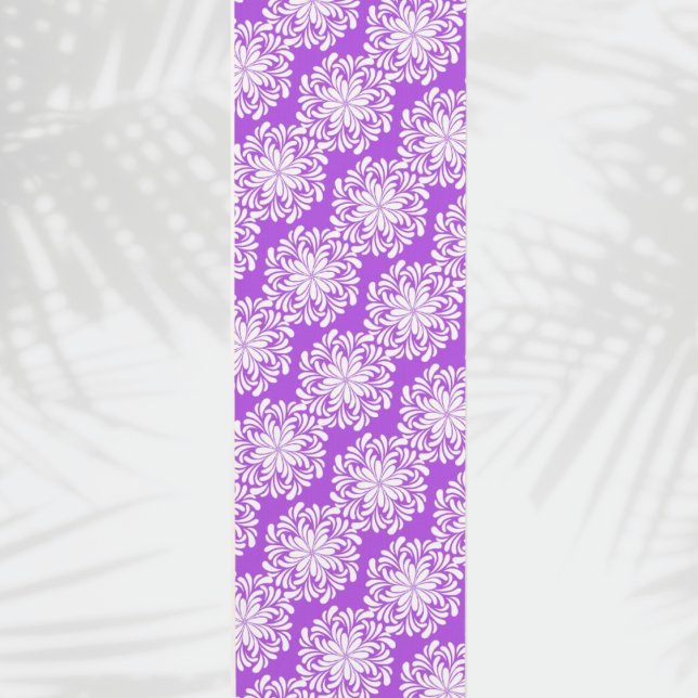 Floral Mandala Purple  Yoga Mat (Creator Uploaded)