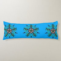 Floral Mandala Seamless Azure