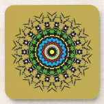 Floral Mandala Seamless Coaster<br><div class="desc">Elevate your space with this intricately designed floral mandala. This seamless pattern features vibrant colors and a sophisticated geometric layout,  making it a perfect statement piece for any modern home decor. Its detailed artistry adds a touch of elegance and harmony to your surroundings.</div>