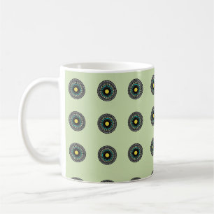 Floral Mandala Seamless Pattern Coffee Mug