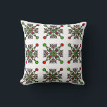 Floral Mandala Seamless Pattern Cushion<br><div class="desc">A beautiful seamless pattern featuring festive floral mandalas. The repetitive geometric design creates a sophisticated and elegant look, perfect for home decor and cozy accents</div>