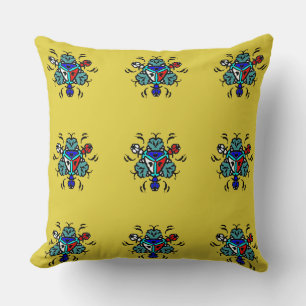 Floral Mandala Seamless Pattern Cushion