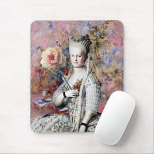 Floral Mask Diva Mouse Pad