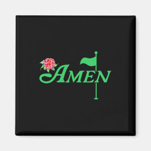 Floral Master Golfer Golf Lover Golf Flower Womens Magnet