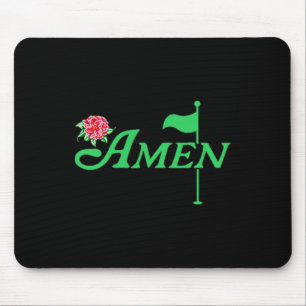 Floral Master Golfer Golf Lover Golf Flower Womens Mouse Pad