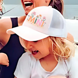 Floral Matching Mummy daughter Trucker Hat