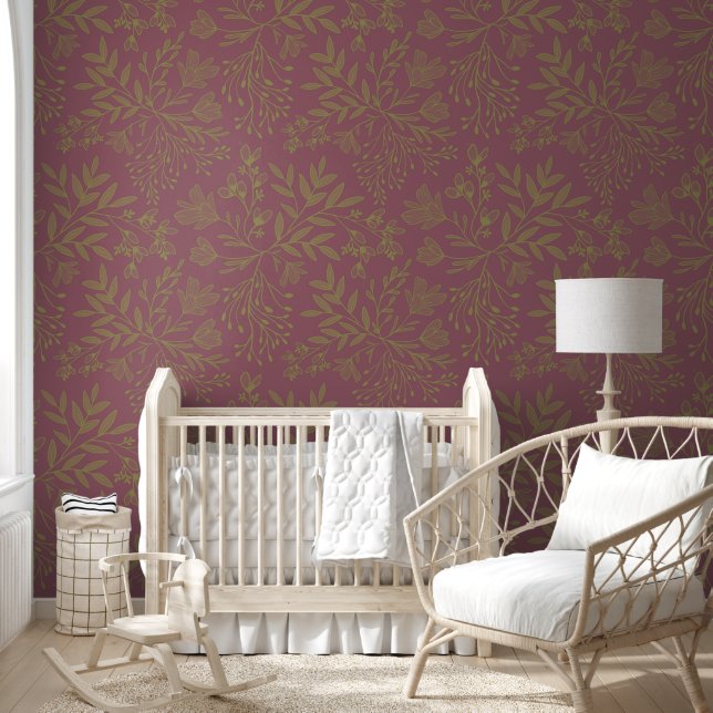 Floral Meadow Dreams Botanicals Wallpaper (Kids)