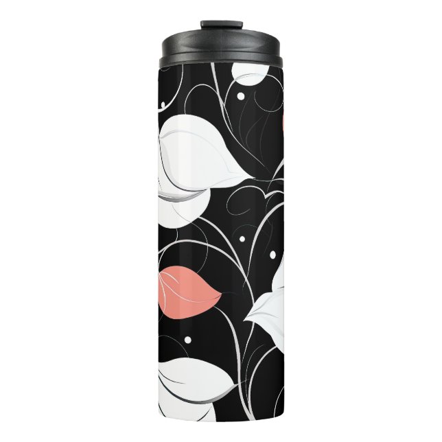Floral meets Coral Thermal Tumbler (Front)