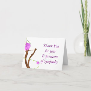 Floral Memorial Thank You for Your Sympathy