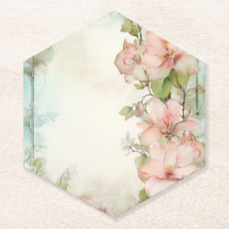 Floral Memories Paper Coaster