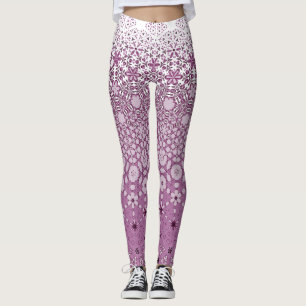 Floral Metamorphosis Pattern Leggings