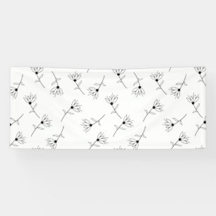 Floral, Milk White, Romance Banner