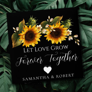 Floral Minimal Wedding Bridal Favour Seeds Envelope