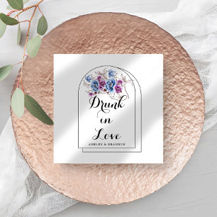 Floral Minimal Wedding Napkins