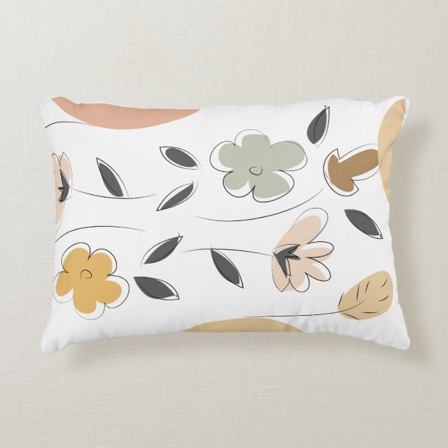 Floral Minimalist Pillow (Front)
