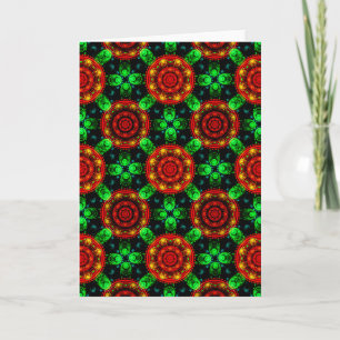 Floral Modern Boho Elegant Abstract Pattern #504 Card