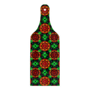 Floral Modern Boho Elegant Abstract Pattern #504 Cutting Board