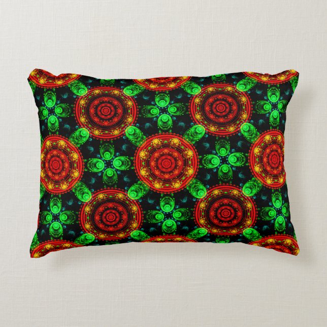 Floral Modern Boho Elegant Abstract Pattern #504 Decorative Cushion (Front)