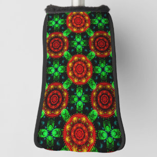 Floral Modern Boho Elegant Abstract Pattern #504 Golf Head Cover