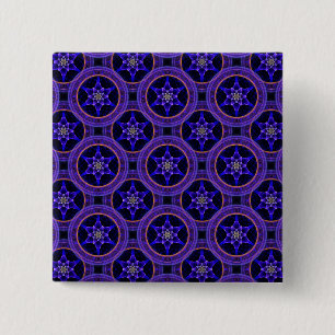 Floral Modern Boho Elegant Abstract Pattern #505 15 Cm Square Badge