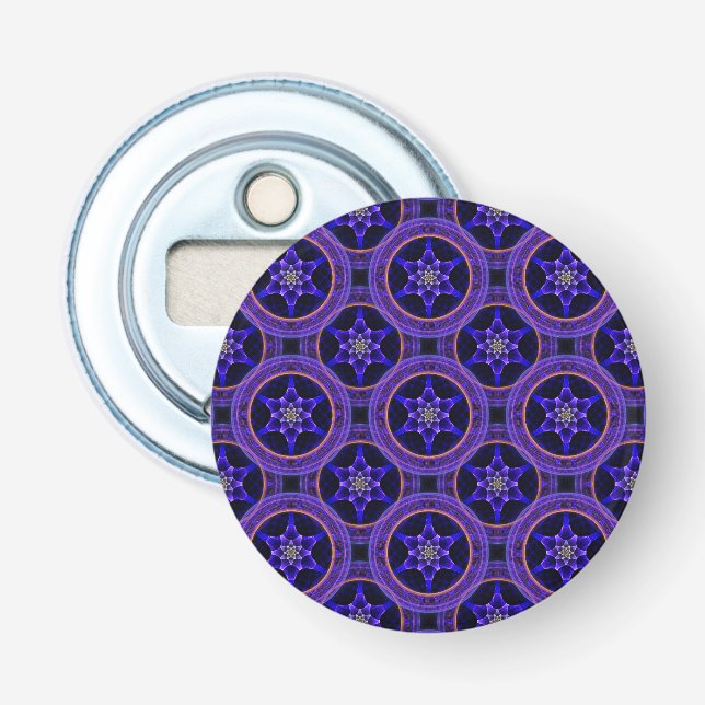 Floral Modern Boho Elegant Abstract Pattern #505 Bottle Opener (Front)