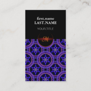 Floral Modern Boho Elegant Abstract Pattern #505 Business Card