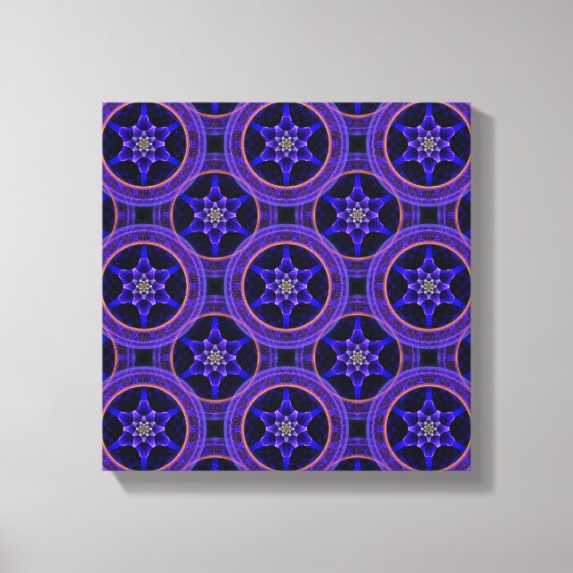 Floral Modern Boho Elegant Abstract Pattern #505 Canvas Print (Front)